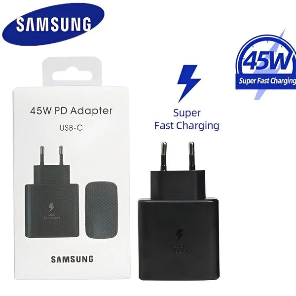 Samsung 45W PD Power Adapter USB-C (2Pin/3Pin) with 8 Amp Cable