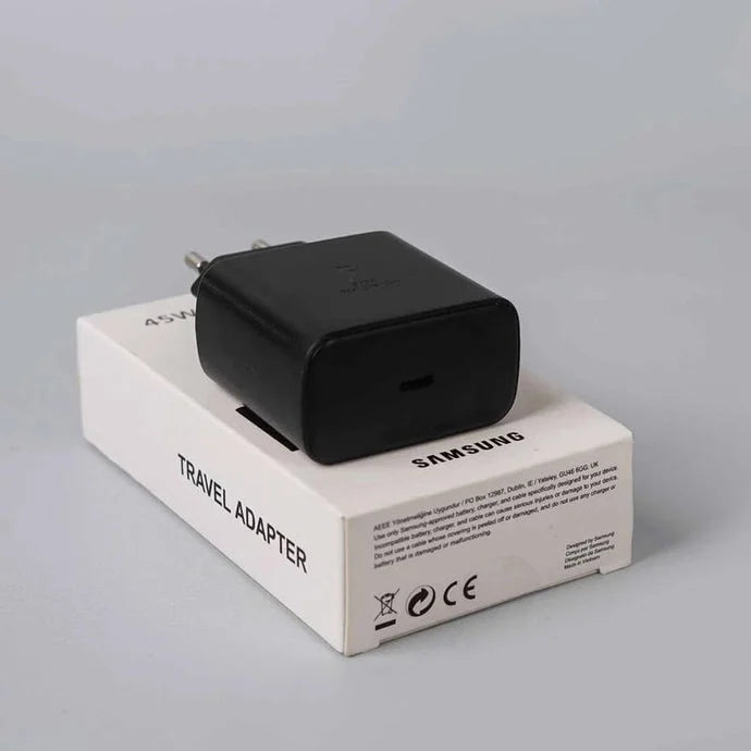 Samsung 45W PD Power Adapter USB-C (2Pin/3Pin) with 8 Amp Cable