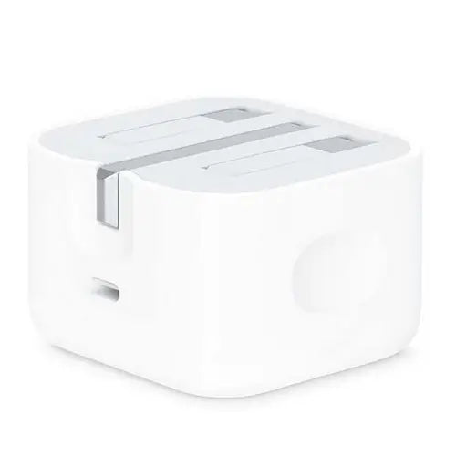 Apple 20W Fast Charger with 1 Year Warranty (Serial No Match) + USB-C to C/Lightning Cable