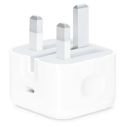 Apple 20W Fast Charger with 1 Year Warranty (Serial No Match) + USB-C to C/Lightning Cable
