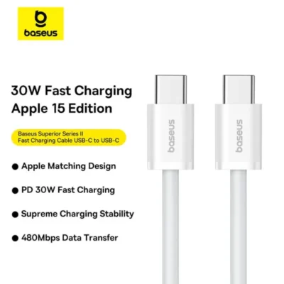 Baseus Type-C to Type-C Fast Charging Cable 30w