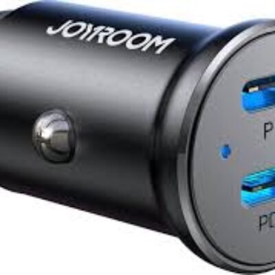 Joyroom JR-CCN06 30W Mini Metal Car Charger (Dual USB-C)