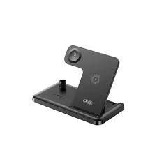 XO WX033 4-in-1 15W Foldable Wireless Charging Station (Smartphone + Apple Watch + AirPods + Pencil / Stylus) - Image 3