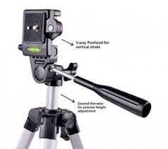 330A Professional Aluminum Tripod Stand with Mobile Holder - Image 3