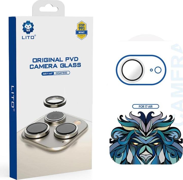 LITO Camera Lens Glass Protector for iPhone 17 Pro / 17 Pro Max (Metal Frame, Anti-Reflective / 9H Hardened Glass) - Image 5