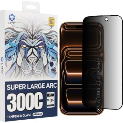 LITO Super Large Arc 300C Privacy Tempered Glass