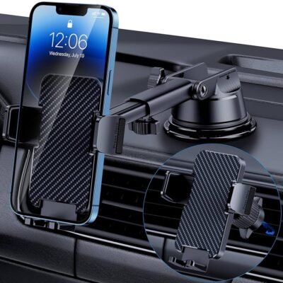 Geman GR-03 Car Holder – Auto Grip Dashboard / Air Vent Phone Moun