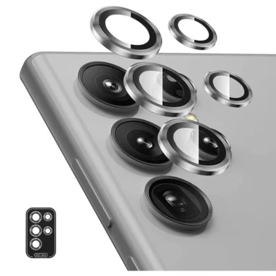 LITO Camera Lens Glass Protector for Samsung S25 Ultra (Metal Frame & Hardened Glass)