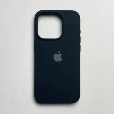 Black Silicone Soft Case for iPhone