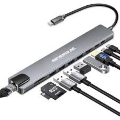 SpeedX 10-in-1 USB-C Hub / Type-C to HDMI 4K Multiport Adapter