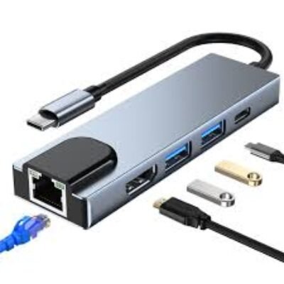 SpeedX 5-in-1 USB-C to 4K HDMI / Multiport Hub Adapter