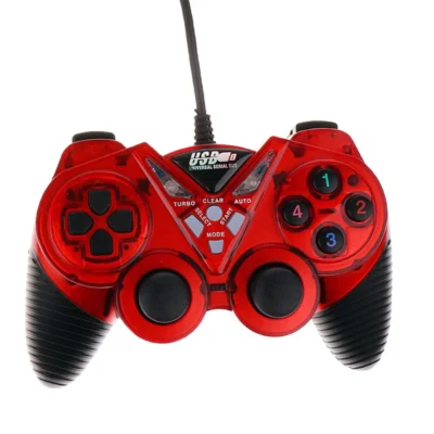 Lanjue L-2000 Wired USB Gamepad (12-Button, Dual Vibration)