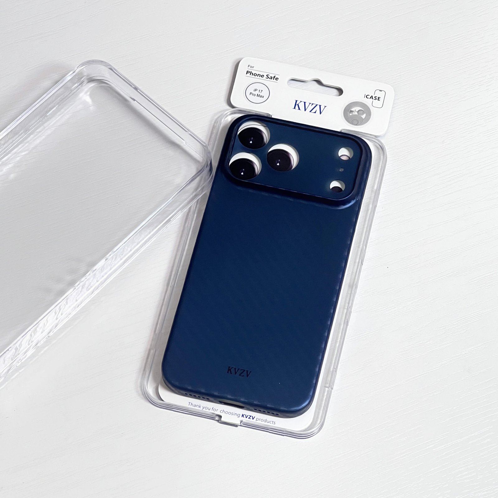 KVZV Carbon Edge Case for iPhone 17 Pro & 17 Pro Max - Image 2