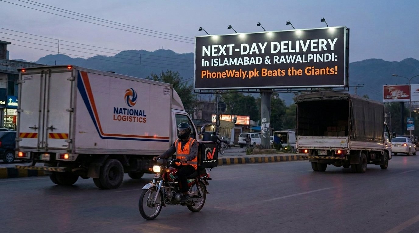 You are currently viewing Next-Day Delivery in Islamabad & Rawalpindi: Why PhoneWaly.pk Beats the National Giants
