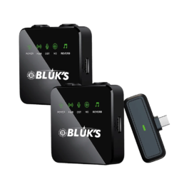 Blucks BX 10 Double Mic ANC Wireless Microphone System.