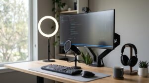 Read more about the article Best Desk Setup for Online Meetings: Look Sharp, Sound Clear, Work Better