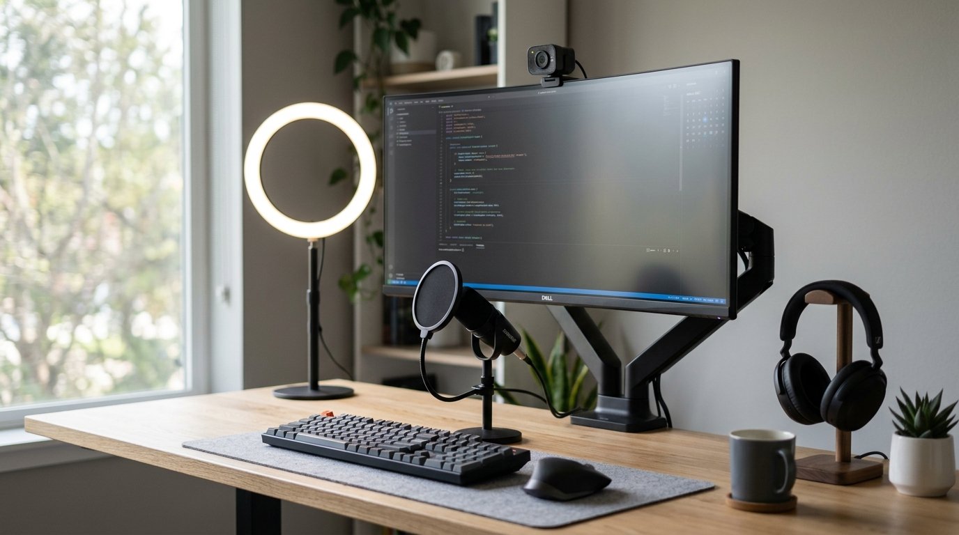 You are currently viewing Best Desk Setup for Online Meetings: Look Sharp, Sound Clear, Work Better