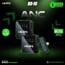 Blucks BX 10 Double Mic ANC Wireless Microphone System.